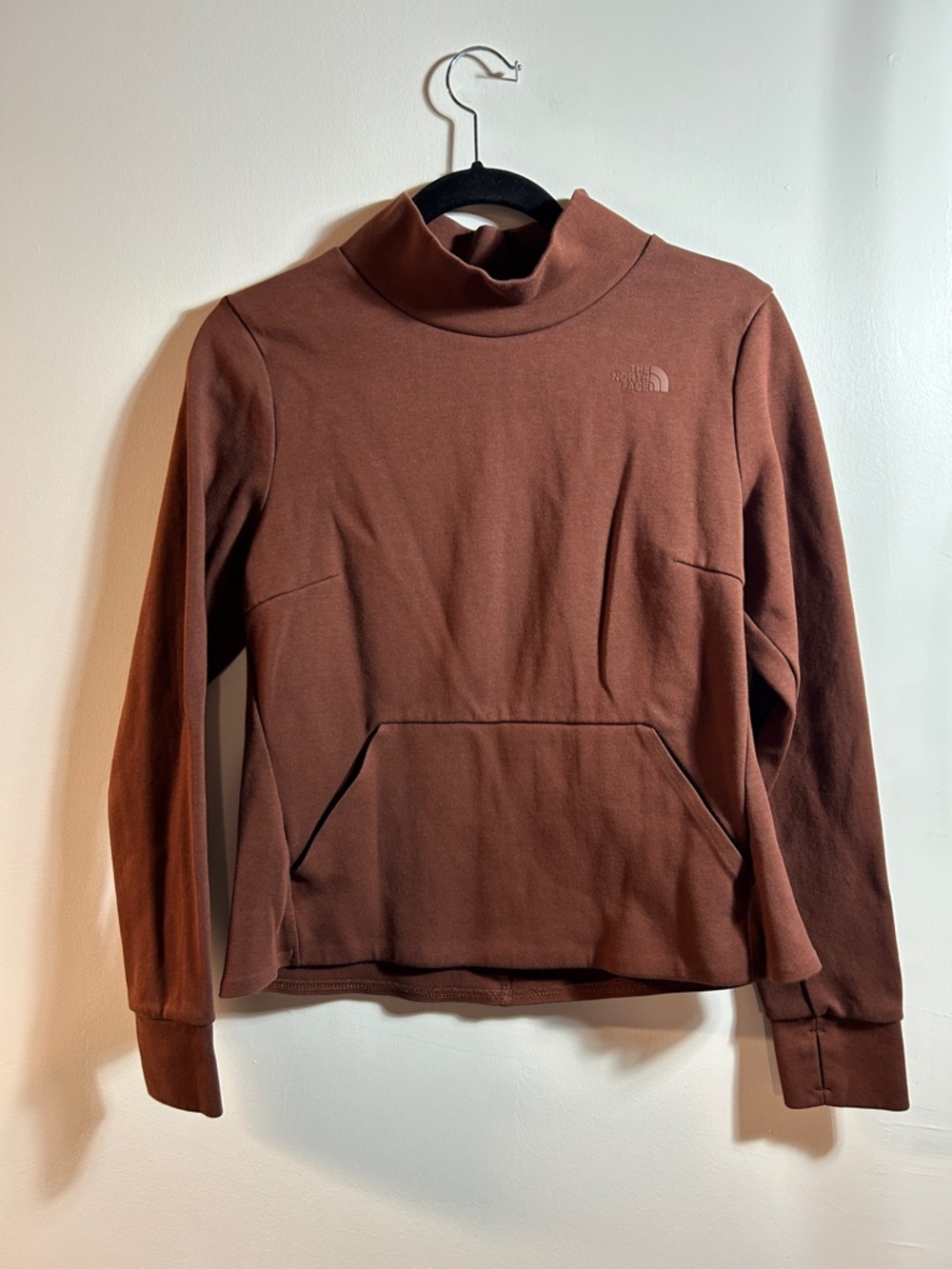The North Face Men's Chocolate Brown Turtleneck Pullover